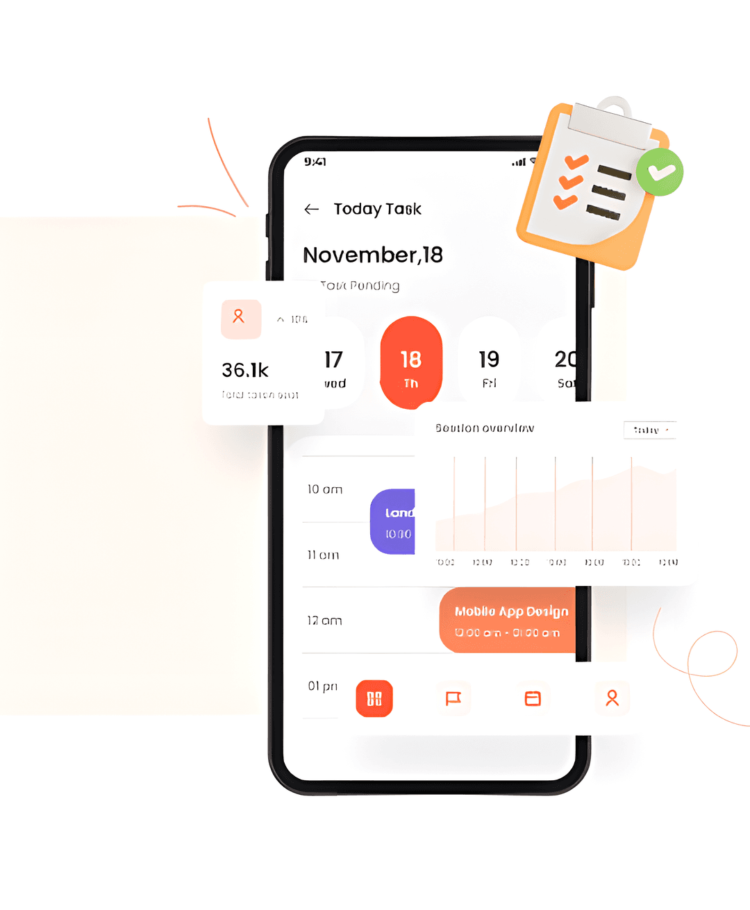 Mobile App Interface